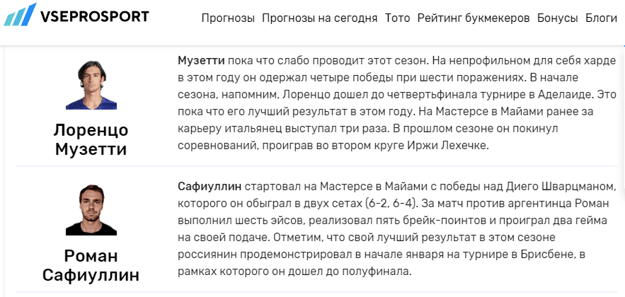 aleksey profftennis прогнозы