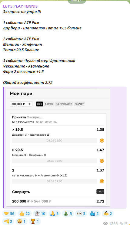 let s play tennis телеграмм канал