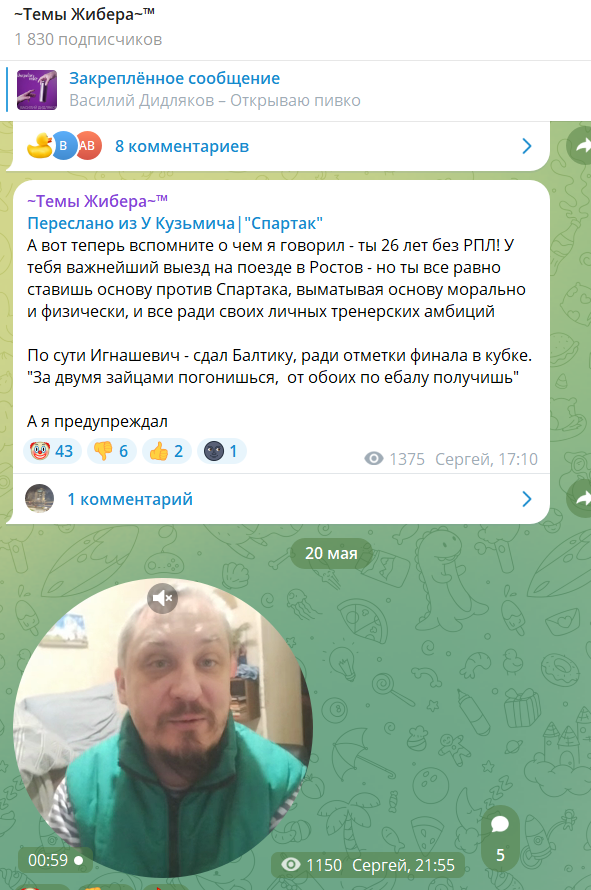 Темы Жибера телеграмм