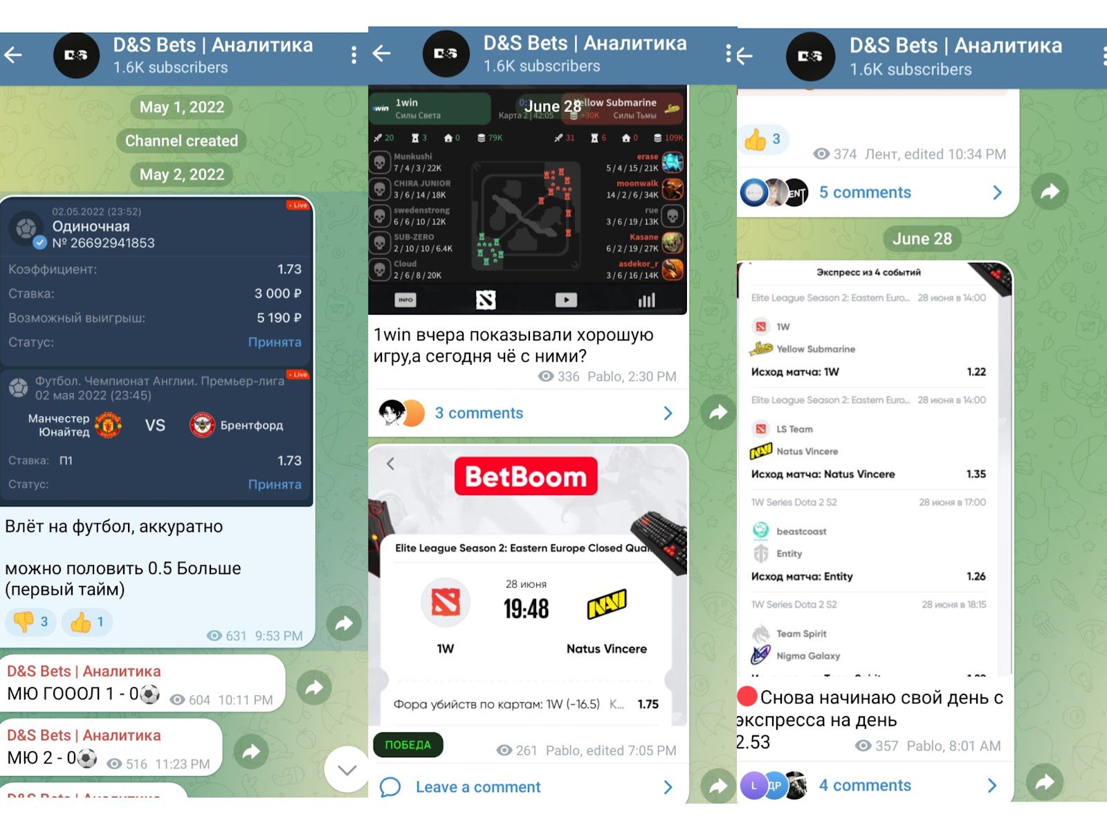 DS Bets Аналитика